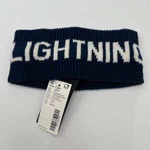 Adidas NHL Tampa Bay Lightning Ear Warmer Headband Navy Blue White Sample